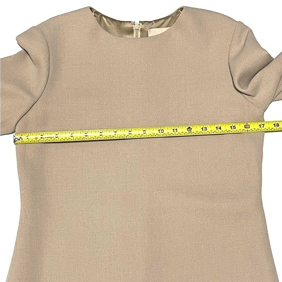 Olivine Gabbro Woman Long Sleeve Neutral Evening Dress Size 8 - Picture 12 of 16